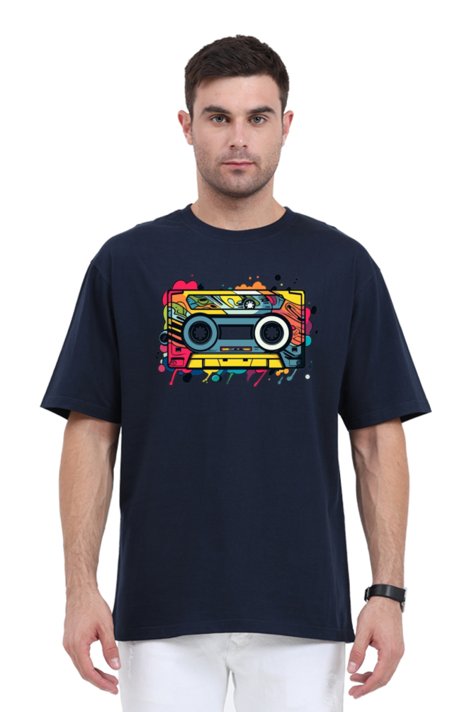 Men's Oversize Half Sleeve T-Shirt_Only Cassette