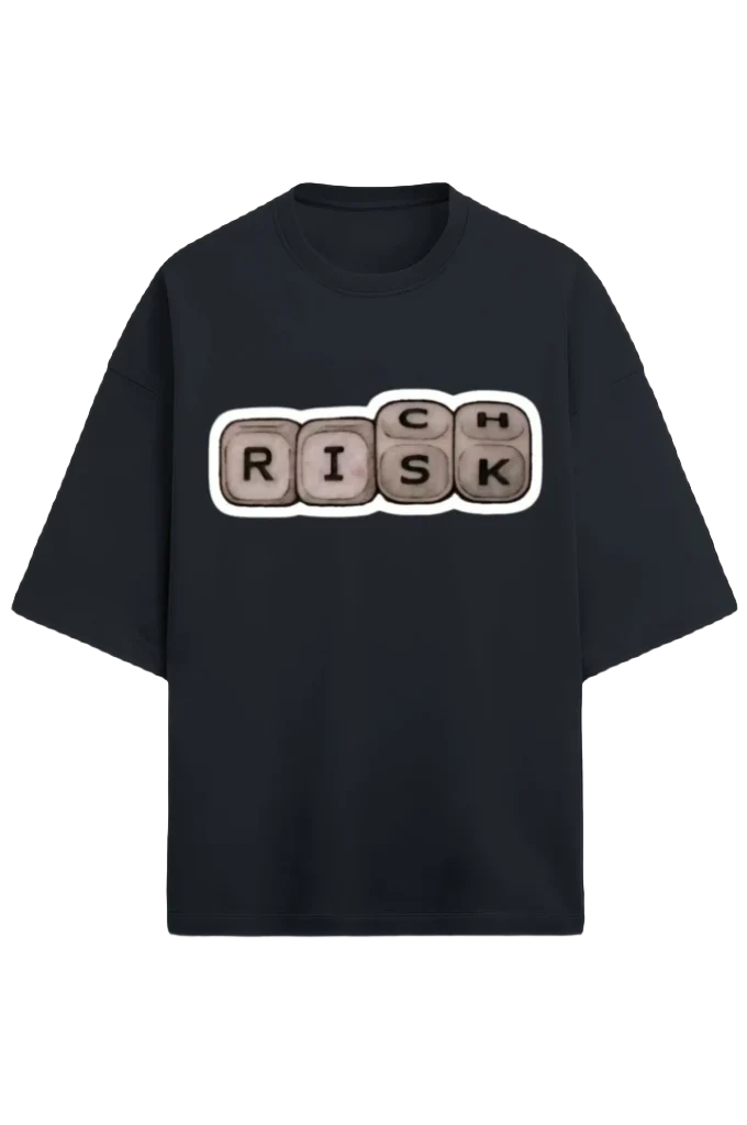 Unisex Terry Oversized T-Shirt_Risk Rich