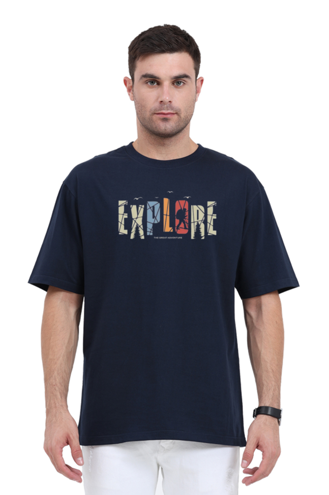 Men's Oversize Half Sleeve T-Shirt_Explore