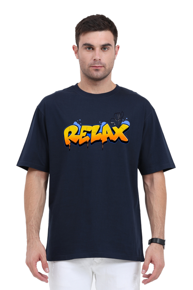 Men's Oversize Half Sleeve T-Shirt_Relax