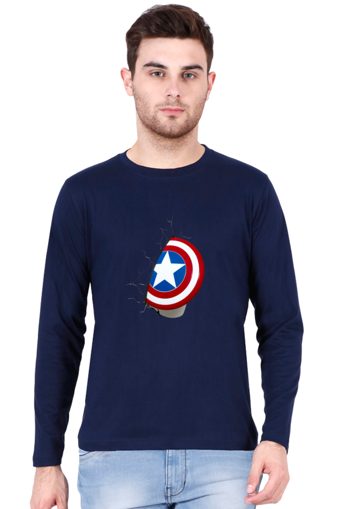 Men's Round Neck Full Sleeve_CA Shield