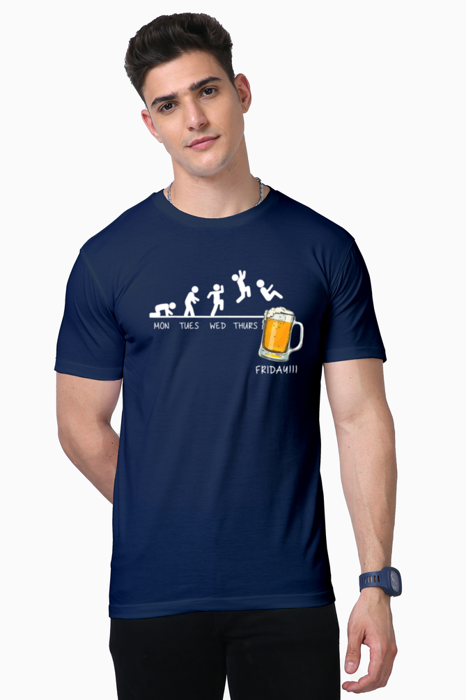 Men's Supima T-Shirts_Week Plan_Humor Collection