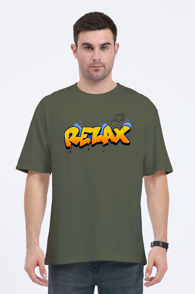 Men's Oversize Half Sleeve T-Shirt_Relax