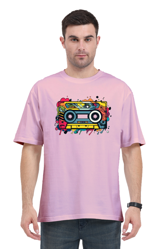 Men's Oversize Half Sleeve T-Shirt_Only Cassette