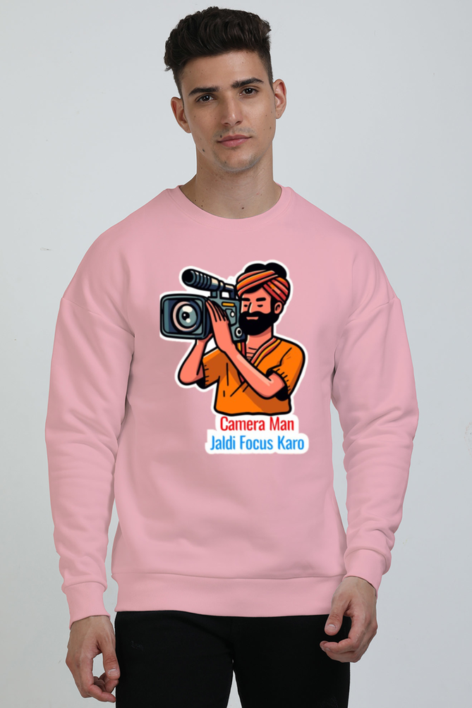 Men's Oversized Sweatshirts_Cameraman Meme