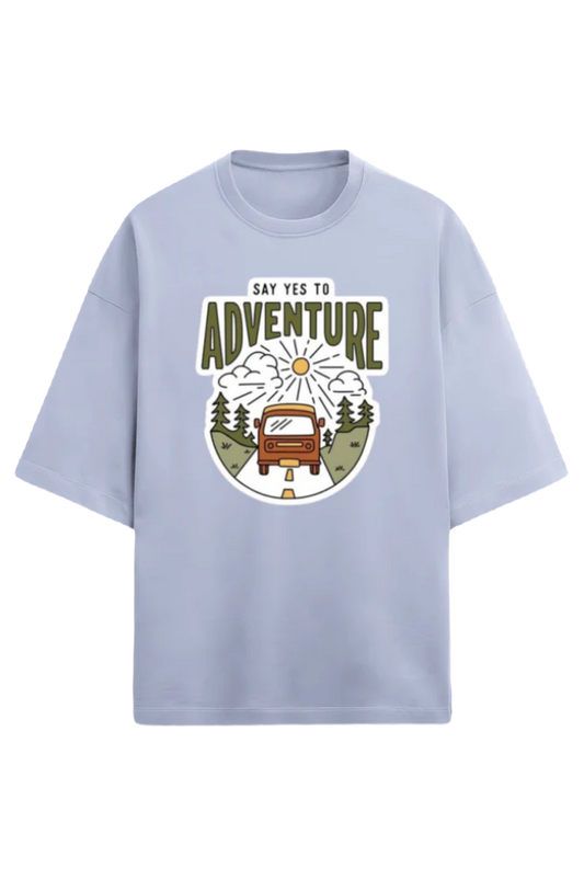 Unisex Oversized Terry T-Shirt_Adventure