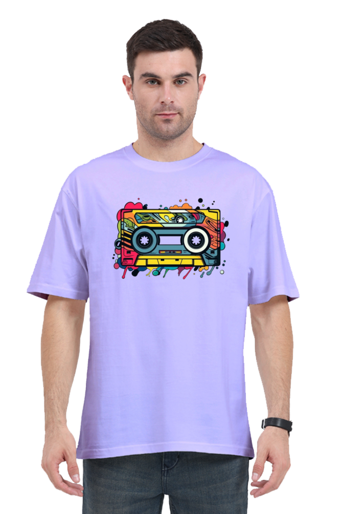 Men's Oversize Half Sleeve T-Shirt_Only Cassette