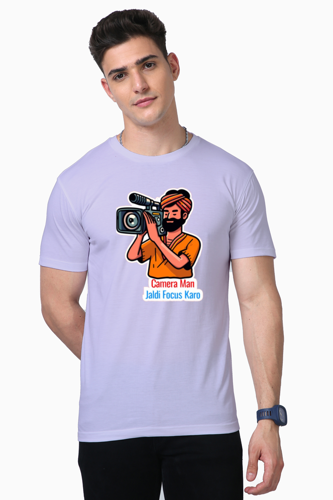 Men's Supima T-Shirts_Cameraman Meme_Viral Memes Collection