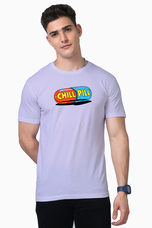 Men's Supima T-Shirts_Chill Pill_Humor Collection