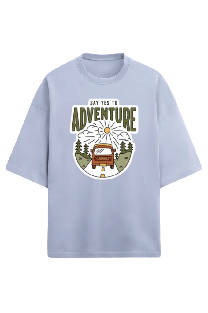 Unisex Oversized Terry T-Shirt_Adventure