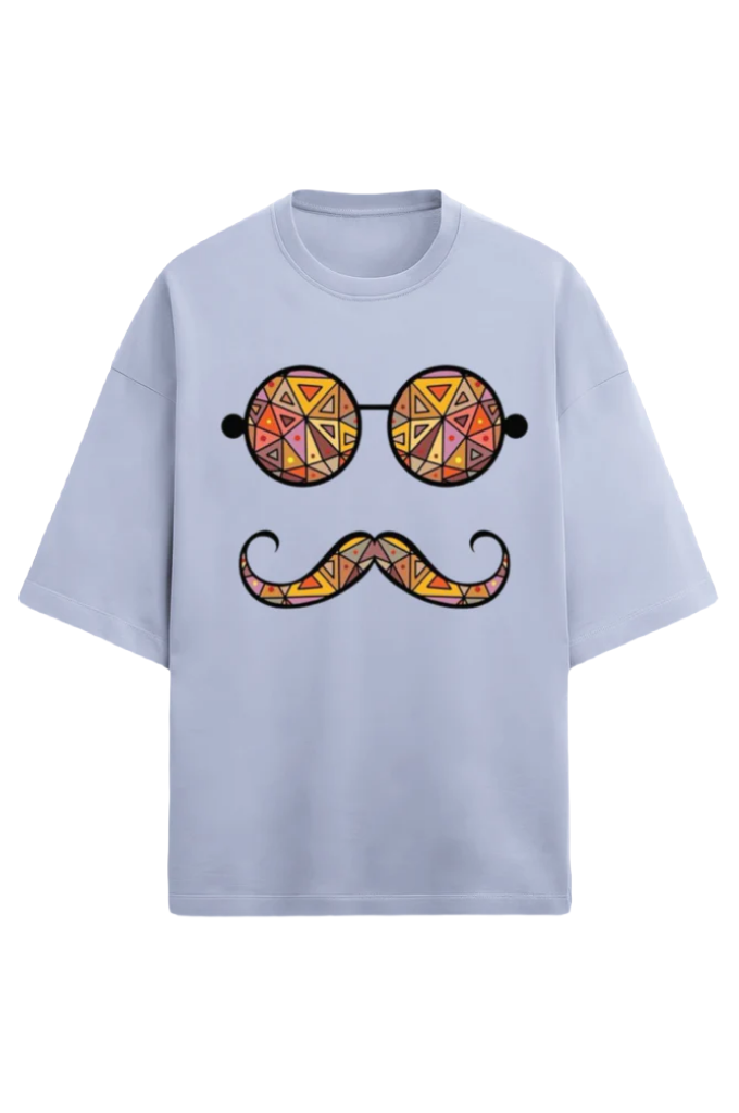 Unisex Oversize Terry T-Shirt_Moustache