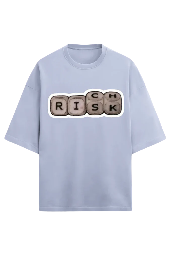 Unisex Terry Oversized T-Shirt_Risk Rich