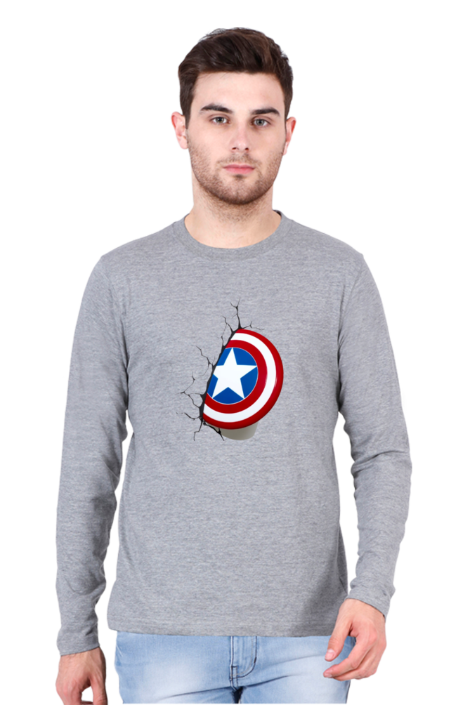 Men's Round Neck Full Sleeve_CA Shield