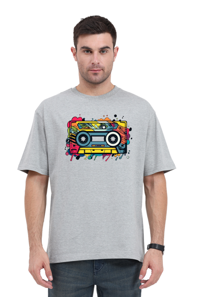 Men's Oversize Half Sleeve T-Shirt_Only Cassette