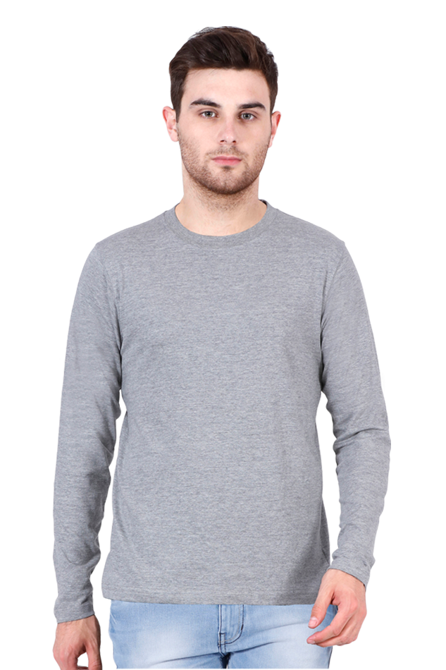 Men's Round Neck Full Sleeve_Plains