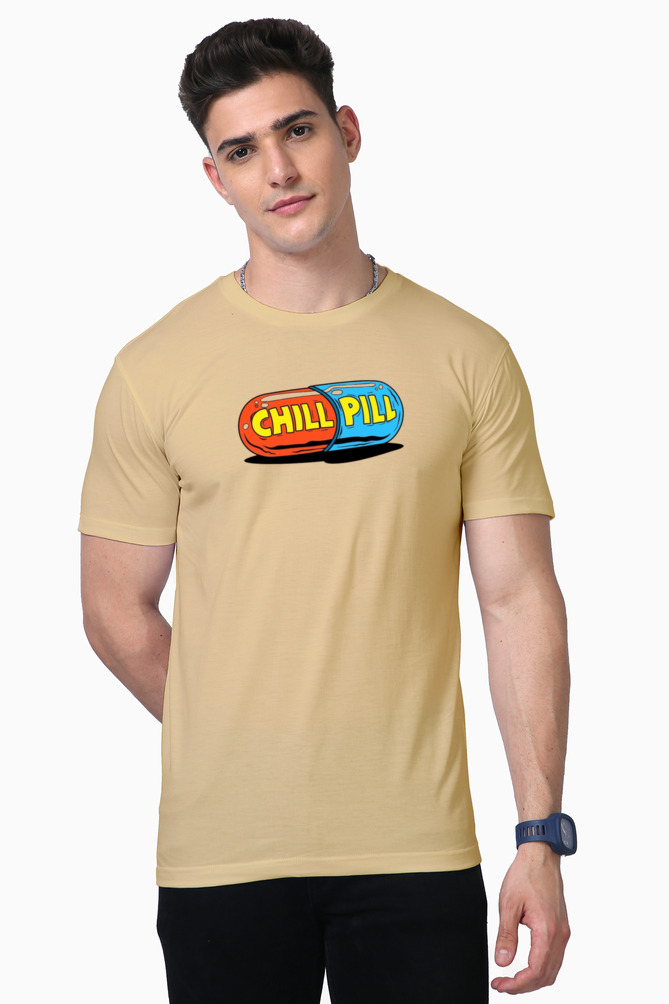 Men's Supima T-Shirts_Chill Pill_Humor Collection