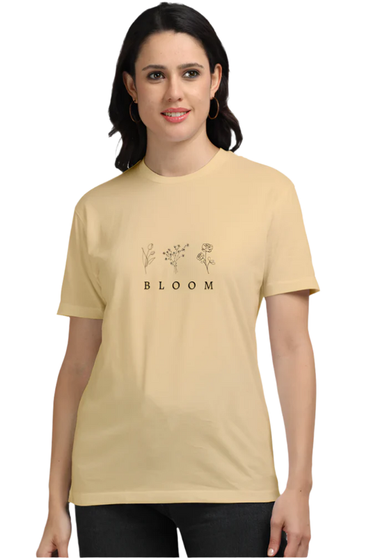 Women Supima T-Shirts_Bloom_Quotes Collection