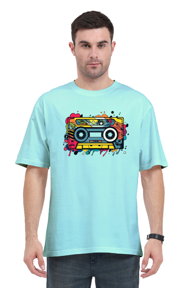 Men's Oversize Half Sleeve T-Shirt_Only Cassette