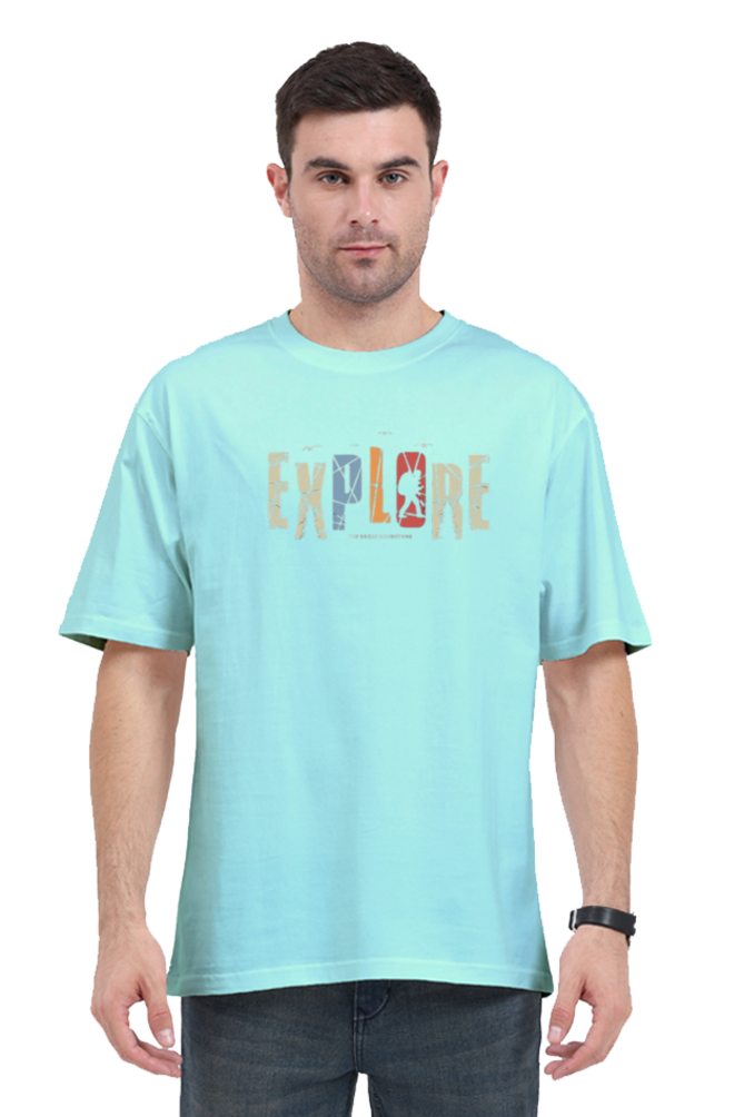 Men's Oversize Half Sleeve T-Shirt_Explore