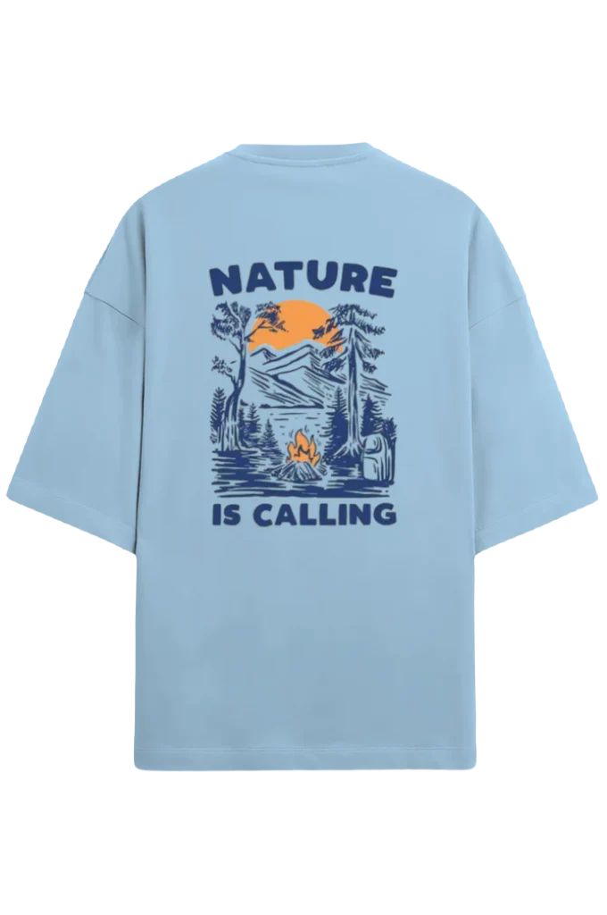 Unisex Oversize Terry T-Shirt_Nature Love