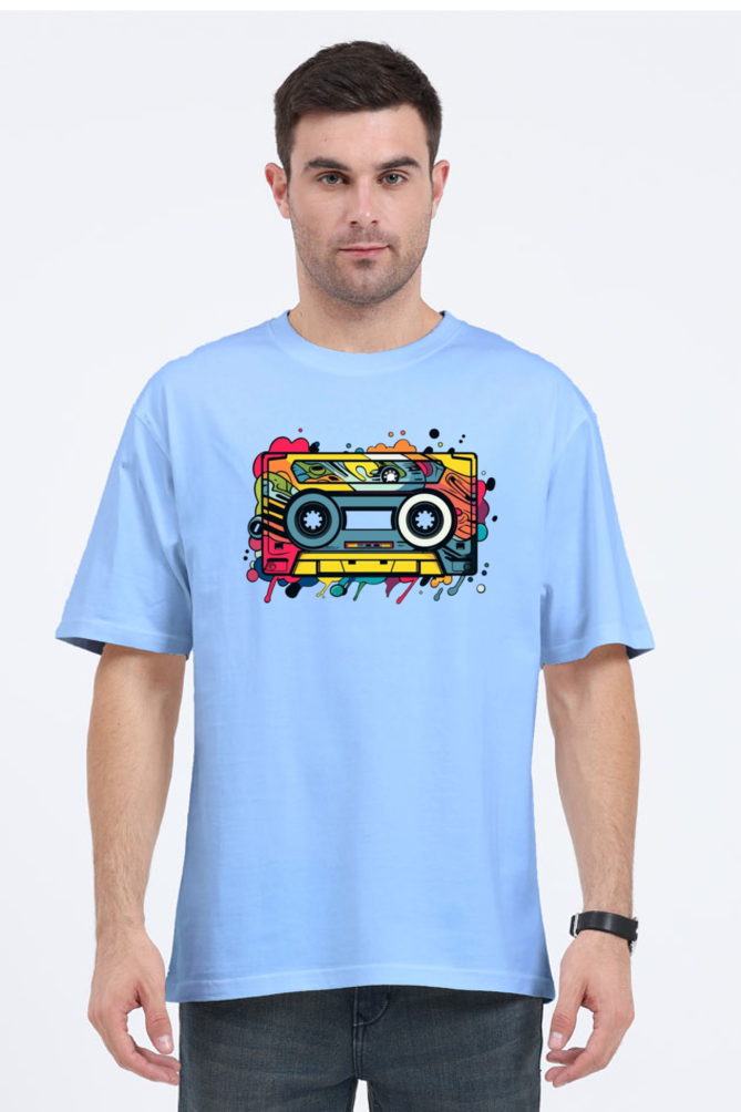 Men's Oversize Half Sleeve T-Shirt_Only Cassette