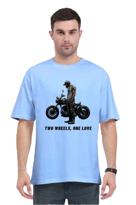 Men's Oversize Half Sleeve T-Shirt_Bike Love