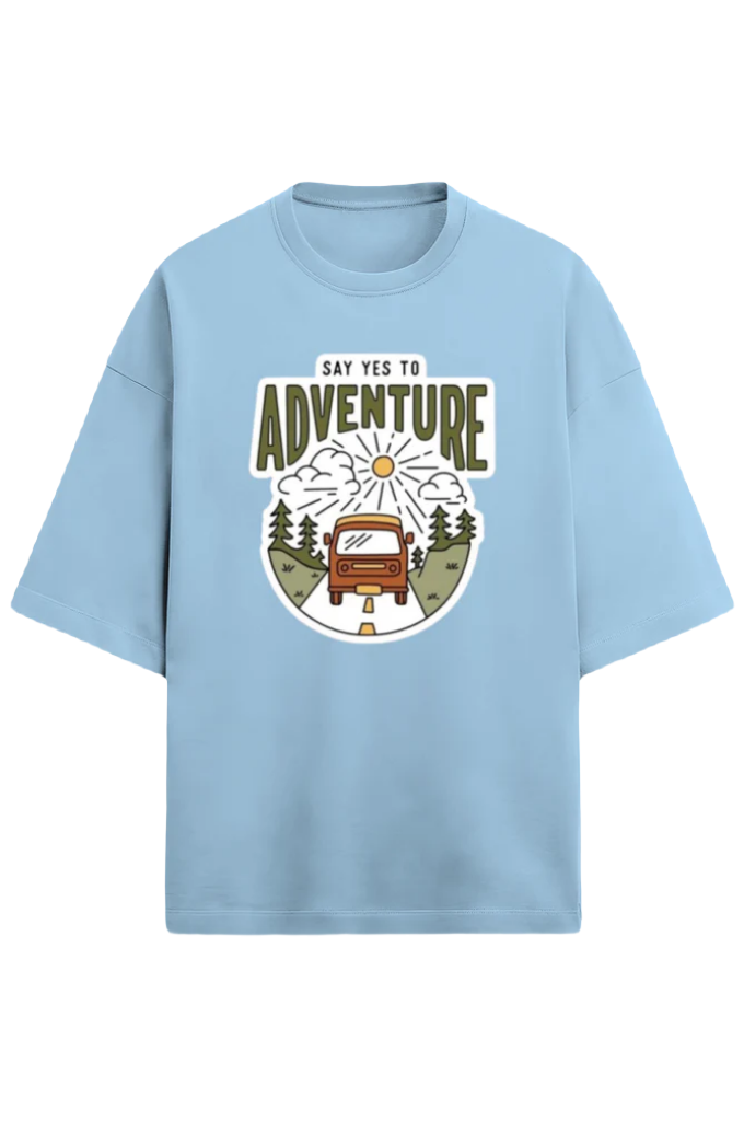 Unisex Oversized Terry T-Shirt_Adventure