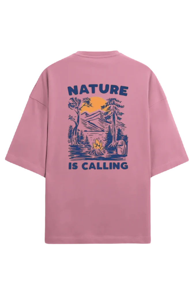 Unisex Oversize Terry T-Shirt_Nature Love