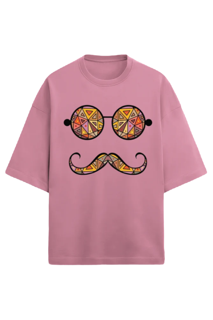 Unisex Oversize Terry T-Shirt_Moustache