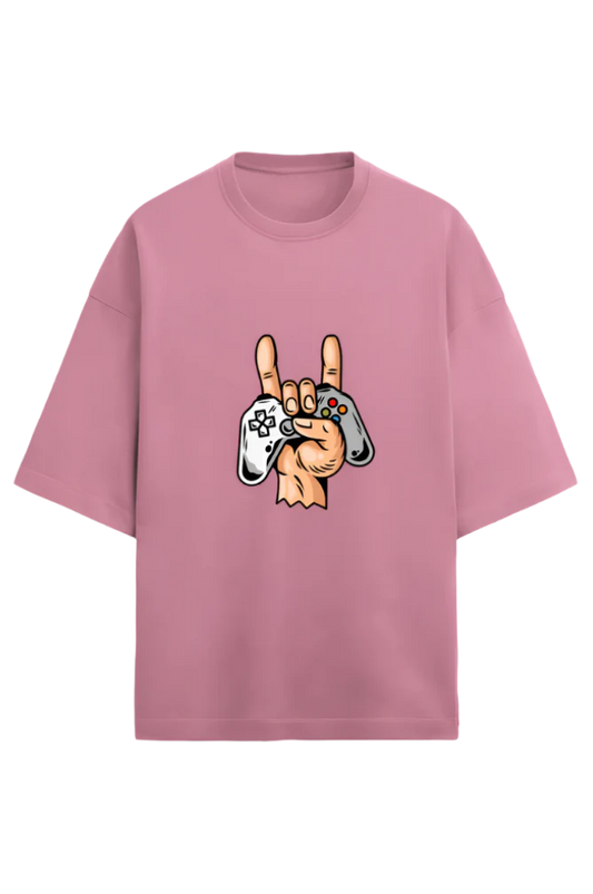 Unisex Terry Oversized T-Shirt_Gamer's Swag