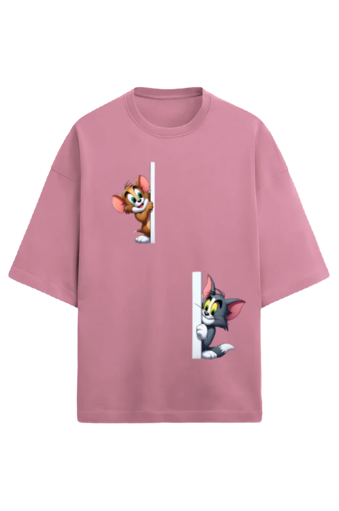 Unisex Terry Oversized T-Shirt_Tom n Jerry