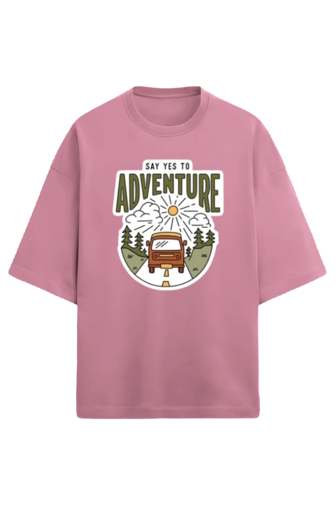 Unisex Oversized Terry T-Shirt_Adventure