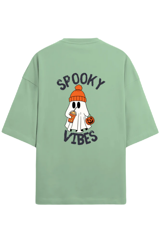 Unisex Oversize Terry T-Shirt_Spooky Vibes