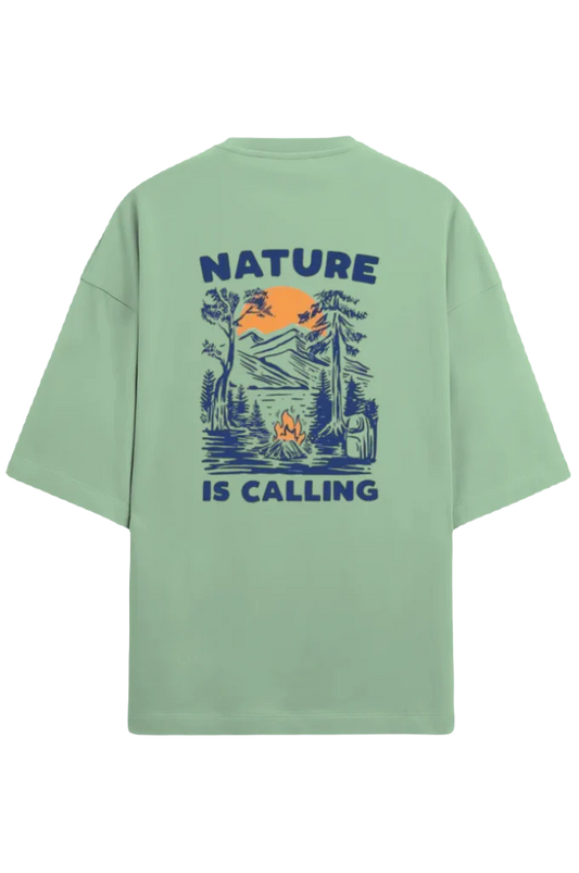 Unisex Oversize Terry T-Shirt_Nature Love