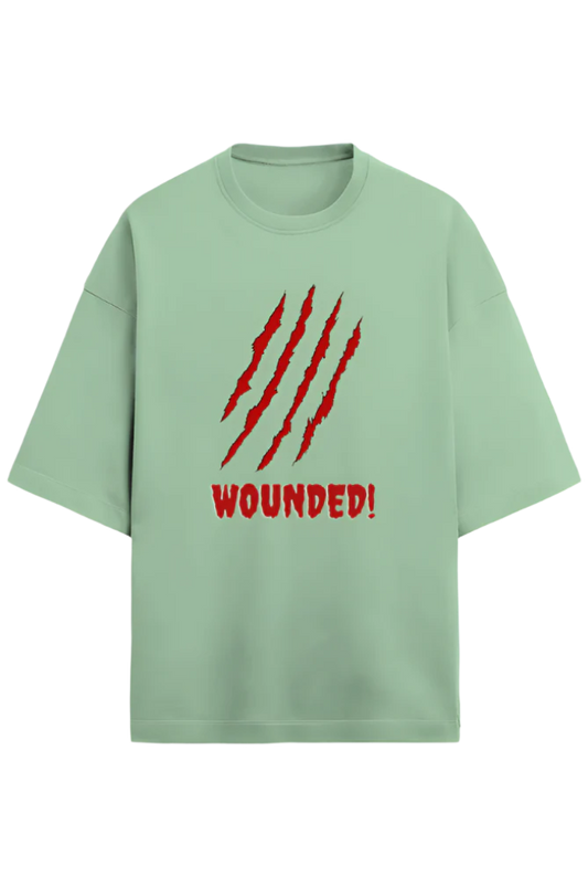 Unisex Oversize Terry T-Shirt_Wounded