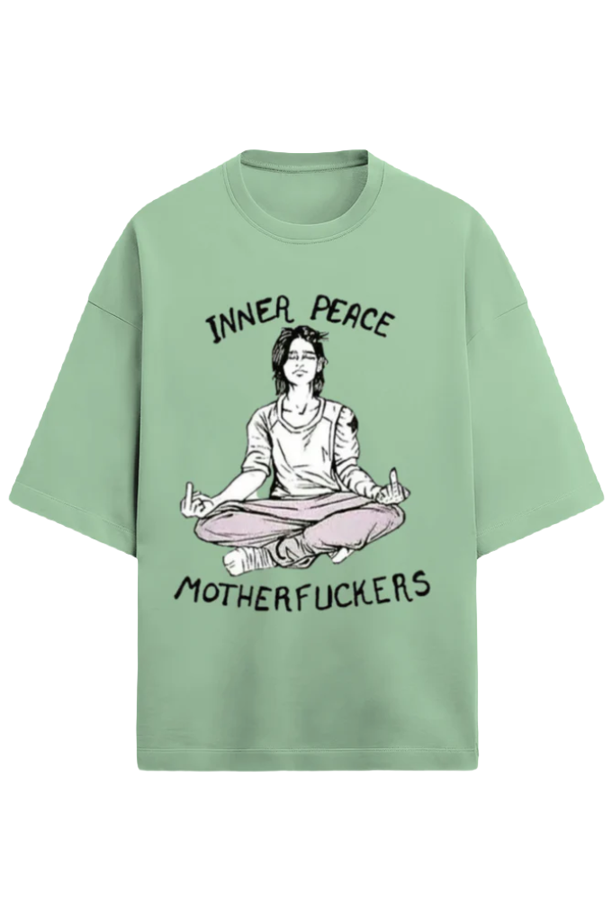 Unisex Terry Oversized T-Shirt_Inner Peace