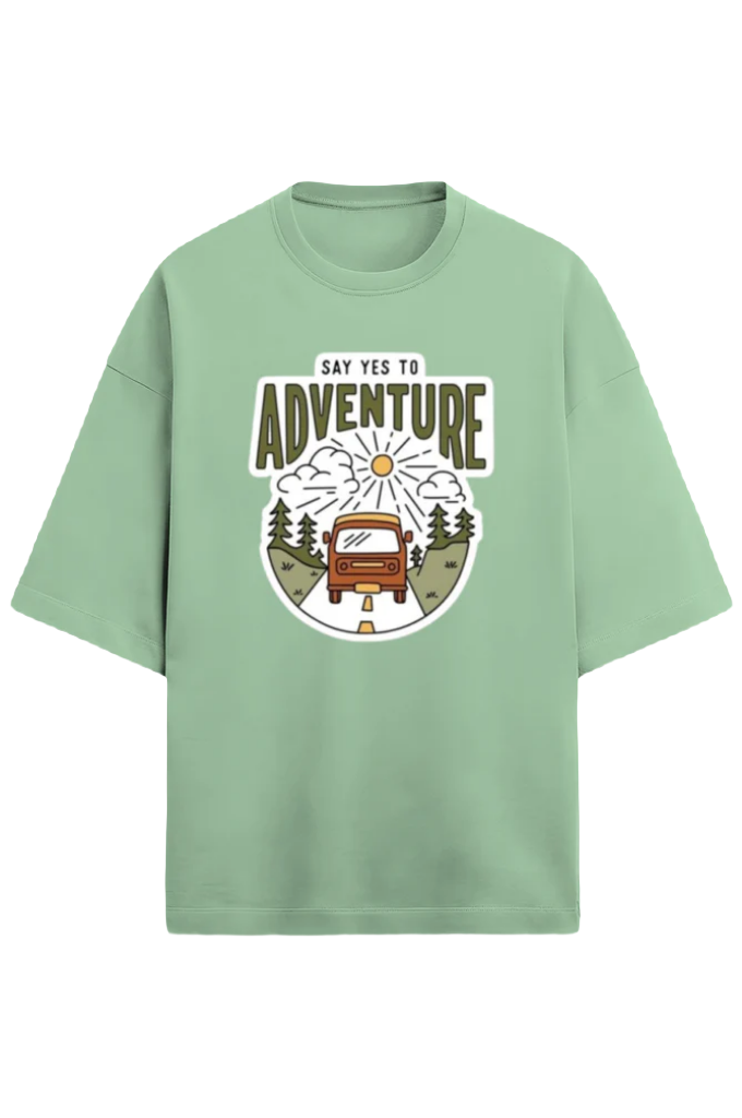 Unisex Oversized Terry T-Shirt_Adventure