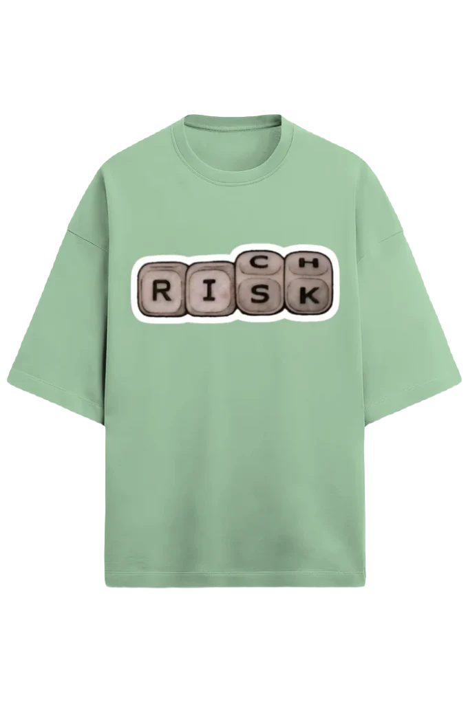 Unisex Terry Oversized T-Shirt_Risk Rich