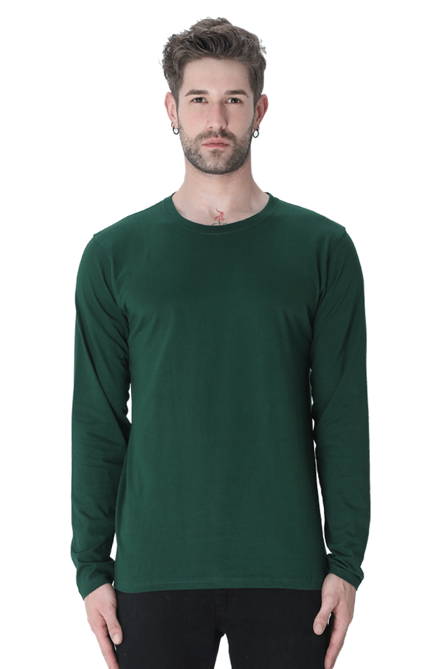 Men's Round Neck Full Sleeve_Plains