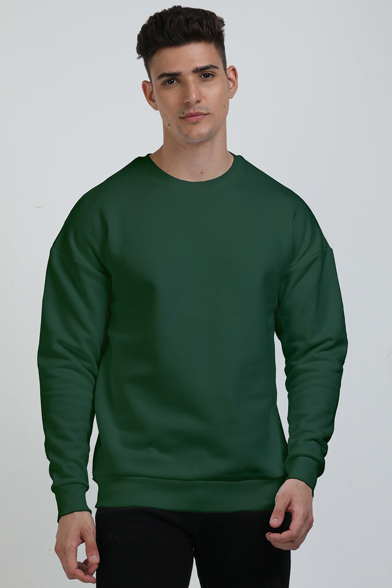 Men's Oversized Sweatshirts_Plains