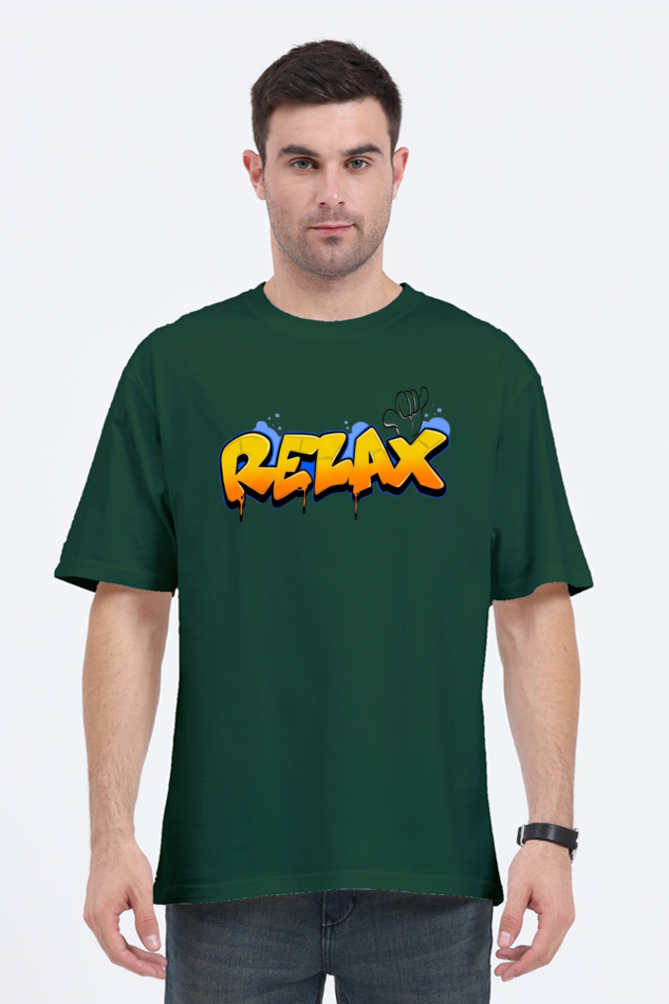 Men's Oversize Half Sleeve T-Shirt_Relax