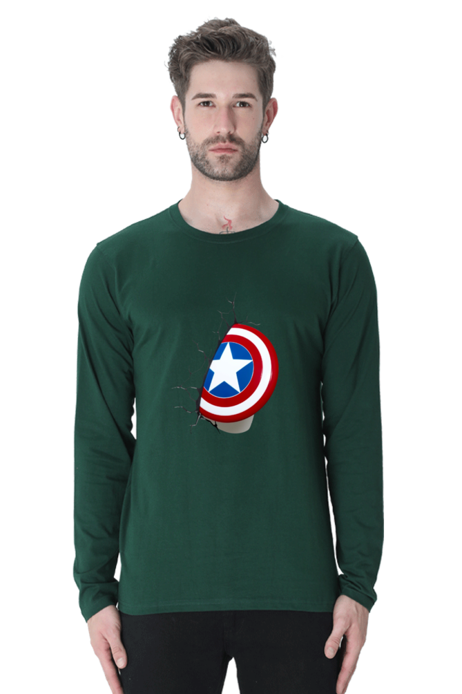 Men's Round Neck Full Sleeve_CA Shield