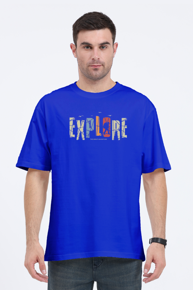 Men's Oversize Half Sleeve T-Shirt_Explore