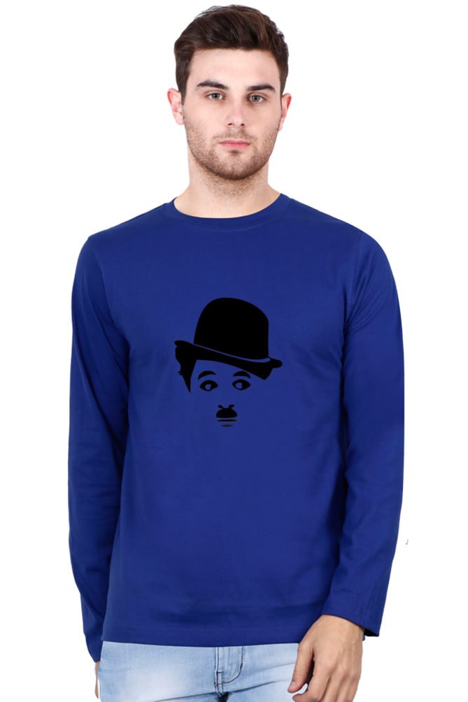 Men's Round Neck Full Sleeve_Charlie Chaplin