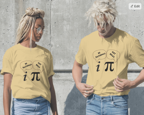 Unisex Oversized Standard T-Shirt - Real Vs Imaginary
