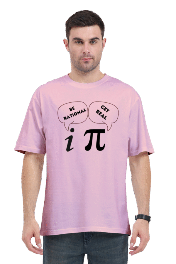 Unisex Oversized Standard T-Shirt - Real Vs Imaginary - Image 9