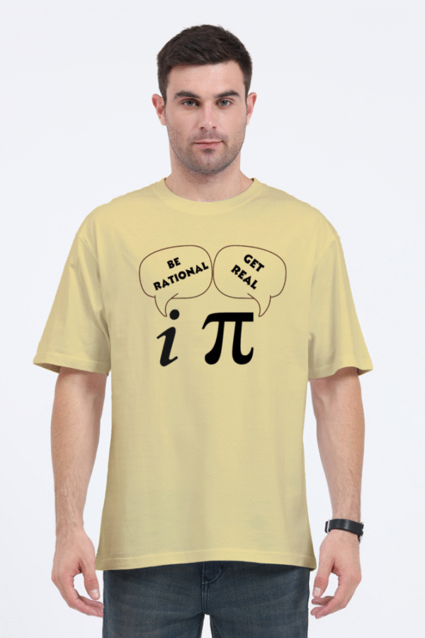 Unisex Oversized Standard T-Shirt - Real Vs Imaginary - Image 7