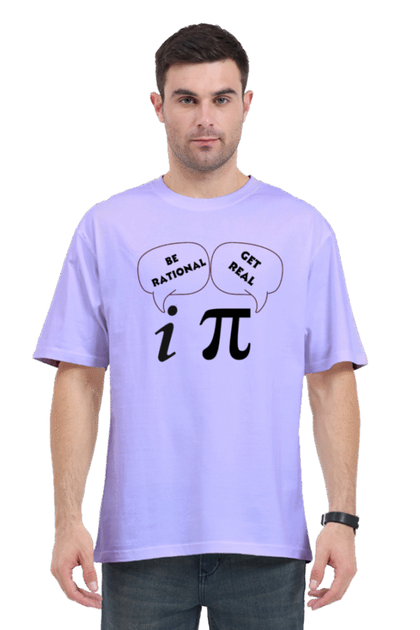 Unisex Oversized Standard T-Shirt - Real Vs Imaginary - Image 8