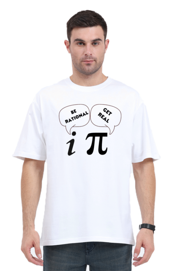 Unisex Oversized Standard T-Shirt - Real Vs Imaginary - Image 11
