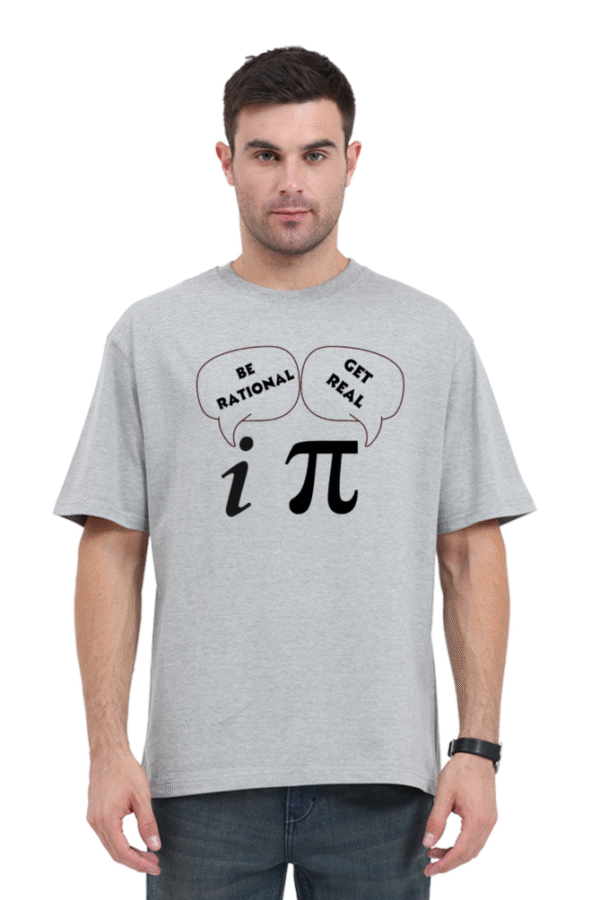 Unisex Oversized Standard T-Shirt - Real Vs Imaginary - Image 10